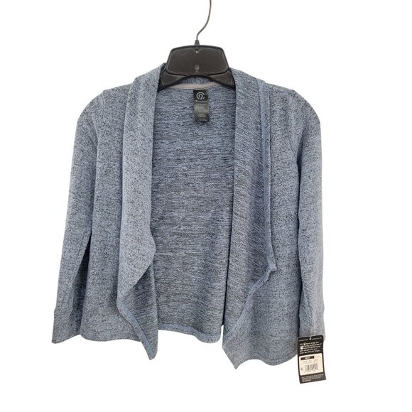 C9 Champion Girls Open‎ Front Cardigan Sweater S (6-6X) Blue - Picture 1 of 6